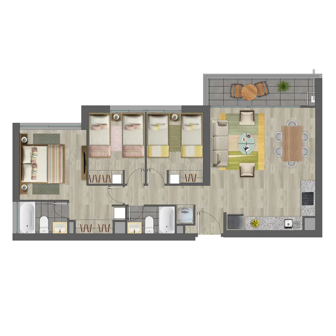 Planta Modelo Tipo 2
