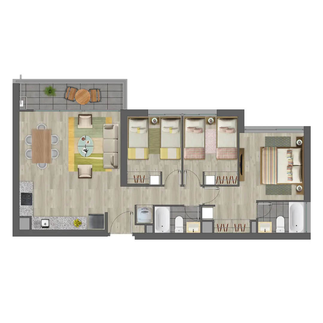 Planta Modelo Tipo 4
