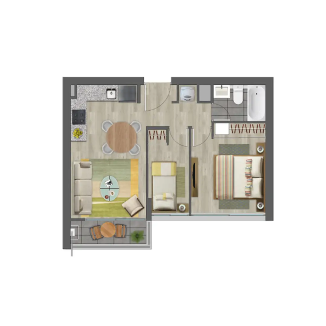 Planta Torre A - Modelo Tipo 6