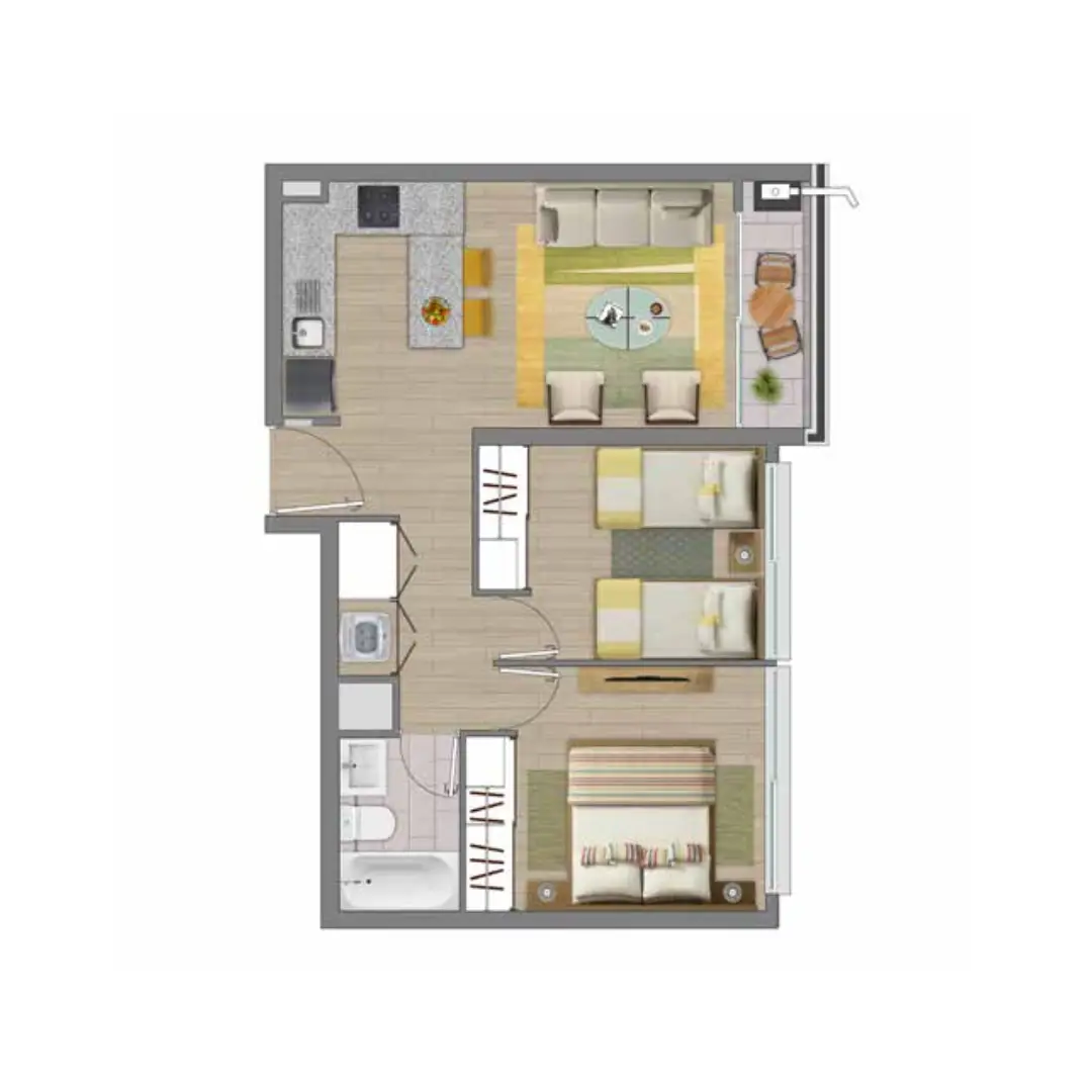 Planta Modelo Tipo 4