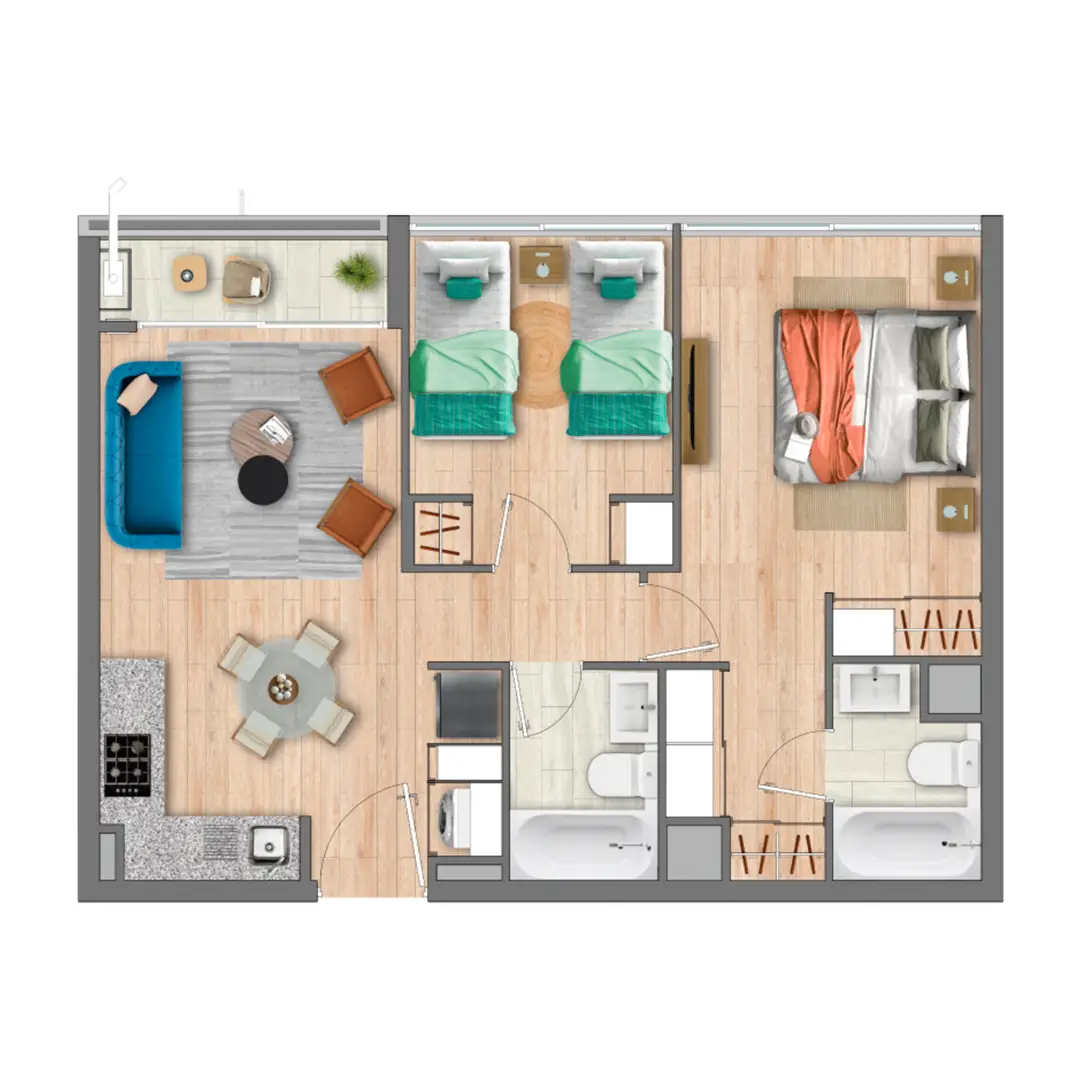 Planta Modelo Tipo 12