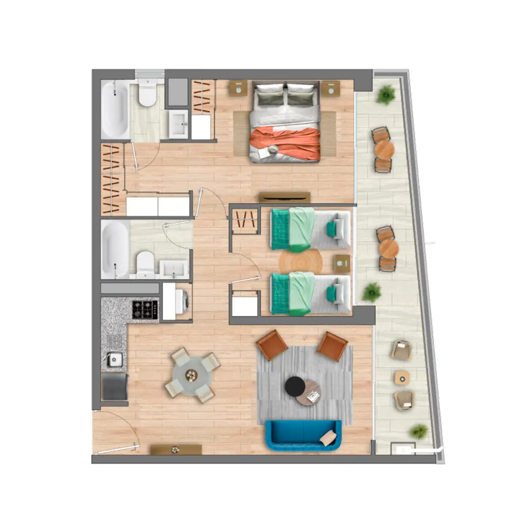 Planta Modelo Tipo 13