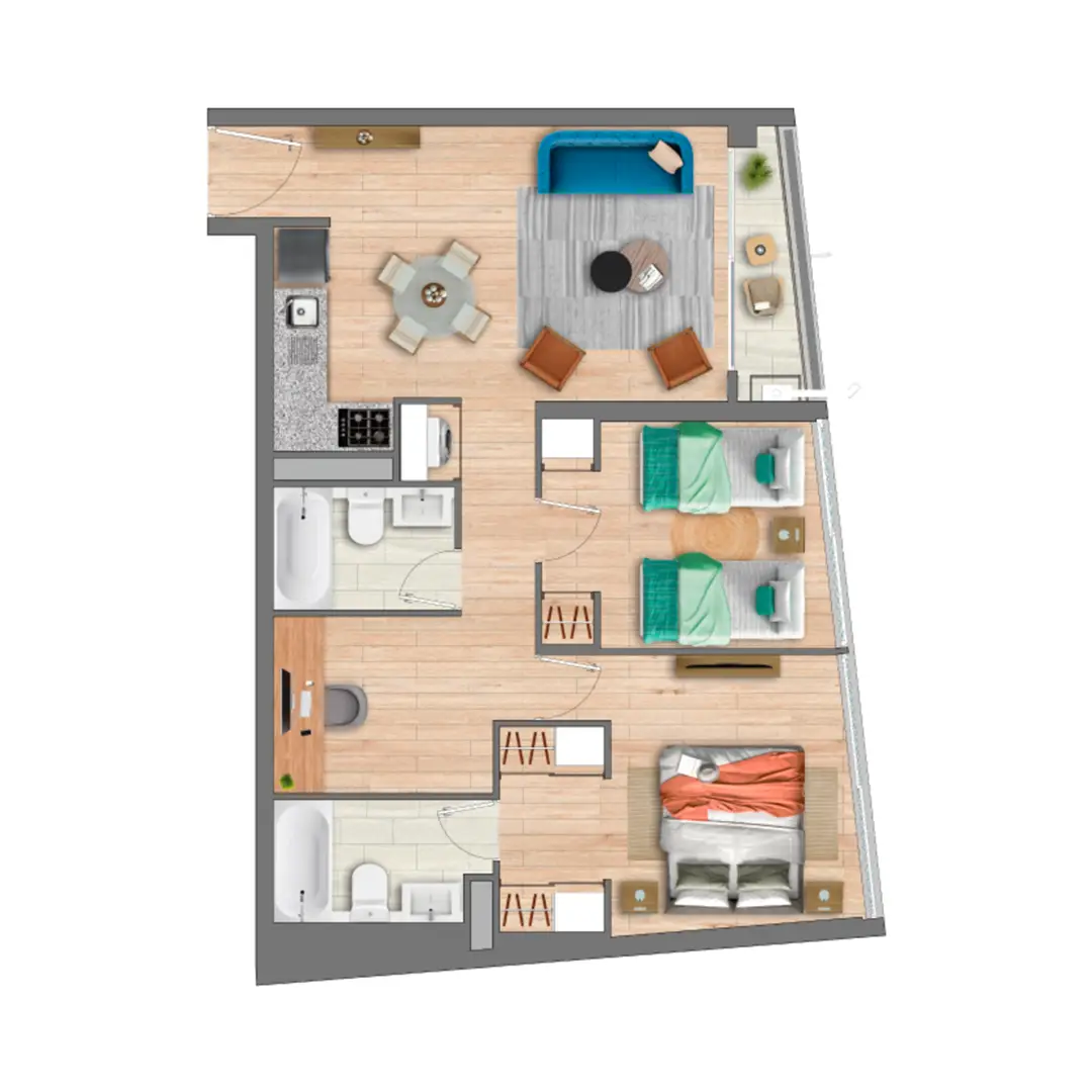 Planta Modelo Tipo 15