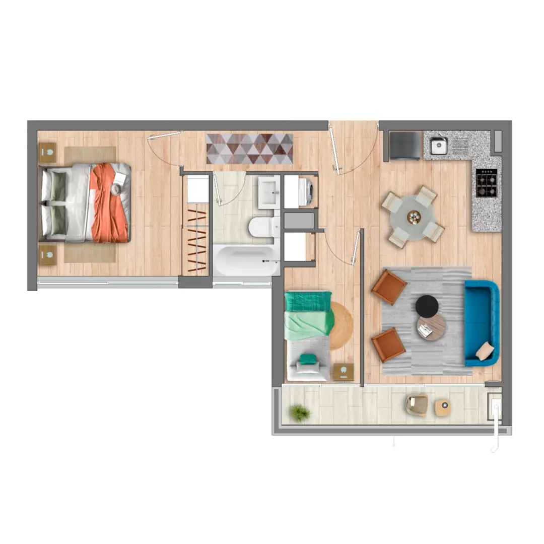 Planta Modelo Tipo 4